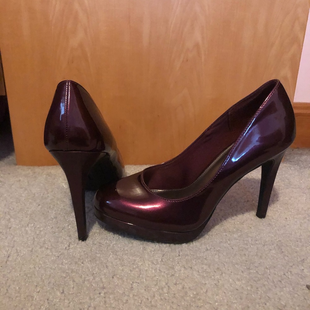 Purple-Red Pumps Size 7